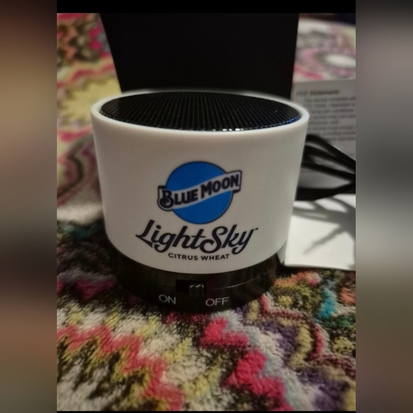 Like New Limited Edition Blue Moon Mini Bluetooth Speaker - Picture 2 of 3